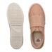Tênis Feminino Casual Elástico Rose Snake Quântico Minimal