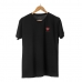 Camiseta Preta Coração em Silk Quântico