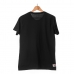 Camiseta Preta Coração em Silk Quântico